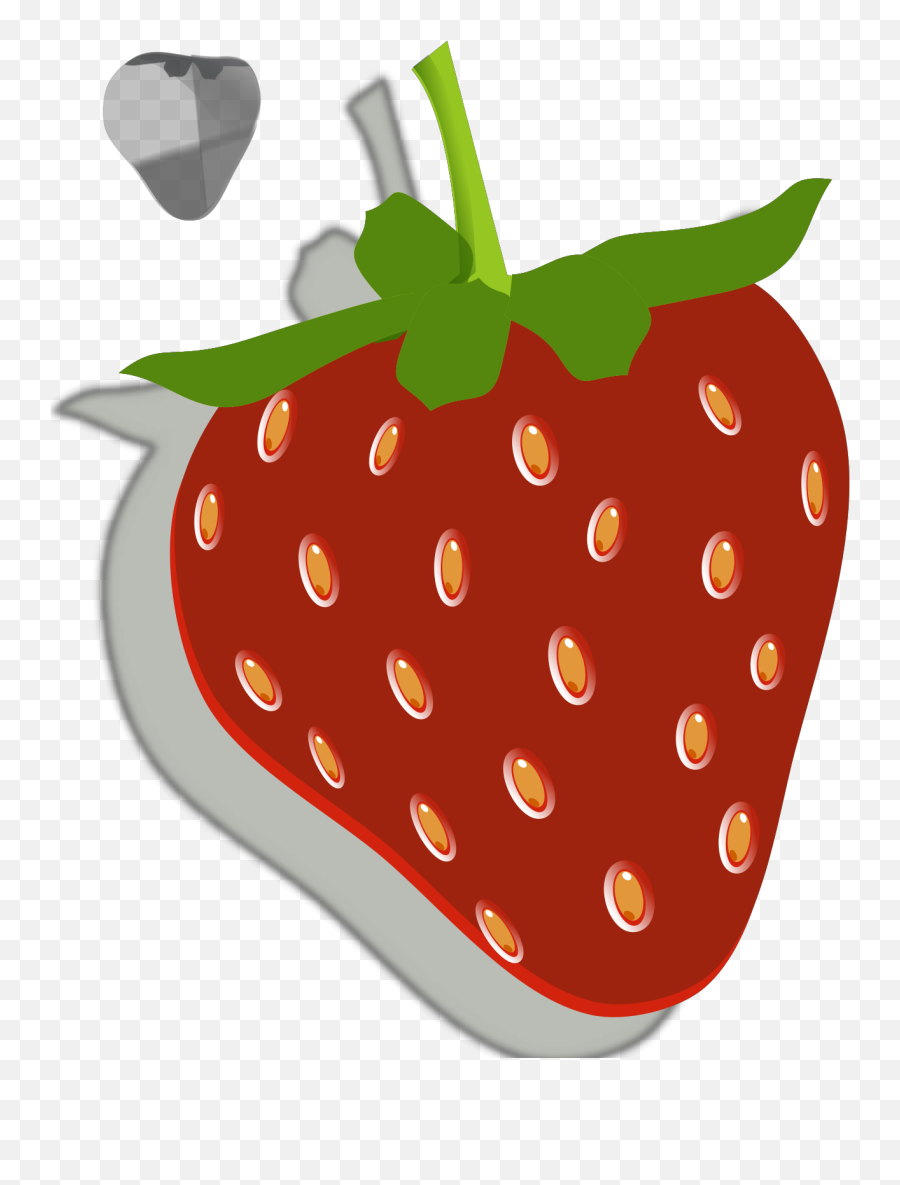 Strawberry 21 Svg Vector Clip Art - Svg Clipart Cartoon Strawberry Transparent Background Png,Strawberries Png