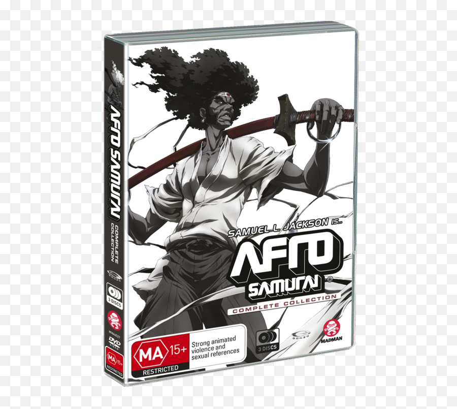 Afro Samurai Complete Collection - Dvd Afro Samurai Complete Collection Png,Samuel L Jackson Png