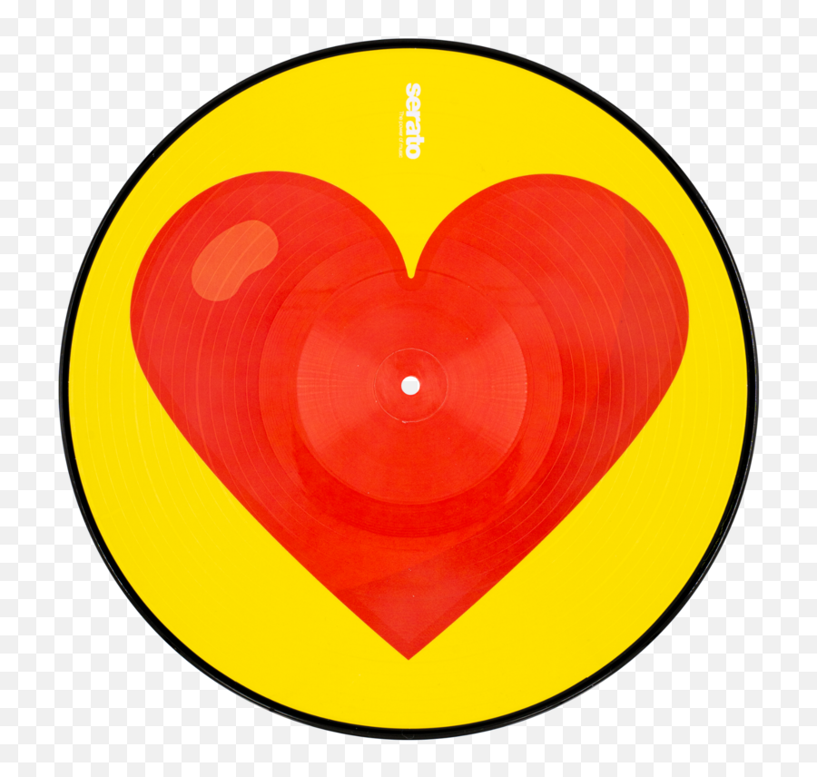 Serato Donutheart Emoji Series 3 12 Control Vinyl Pair - Heart Png,Heart Emoji Transparent