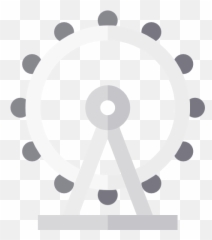 Fair Png Black And White Transparent - Big Wheel Icon