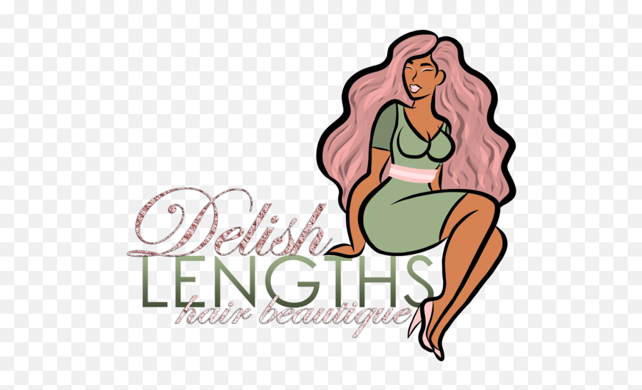 Delish Lengths Hair Beautique - Illustration Clipart Full Illustration Png,Blonde Wig Png