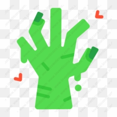 Download Zombie Hand Vector Icon - Sign Png,Zombie Hand Png