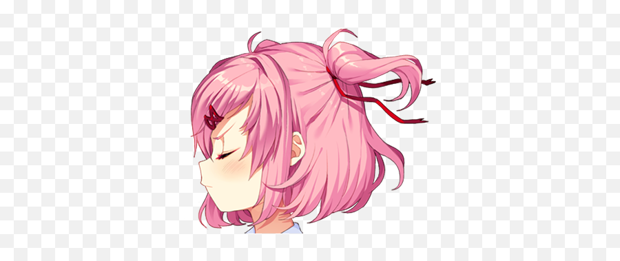 I Dont Remember This Natsuki Face From - Doki Doki Natsuki Sprites Png,Natsuki Png