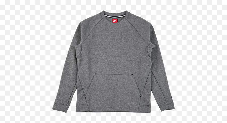 Download Nike Tech Fleece Crew Big Swoosh X Atmos - Sweater Long Sleeve Png,Nike Swoosh Png