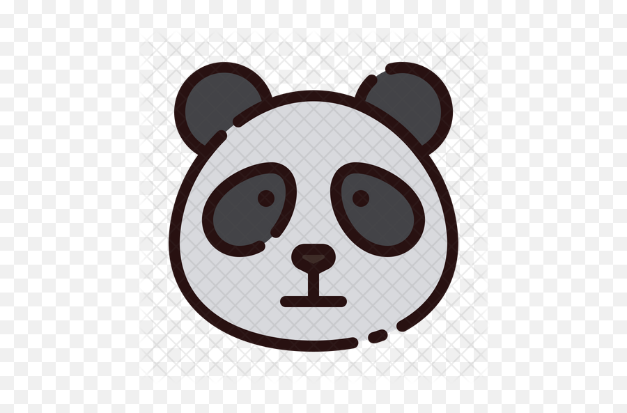 Panda Icon - Dot Png,Panda Face Png