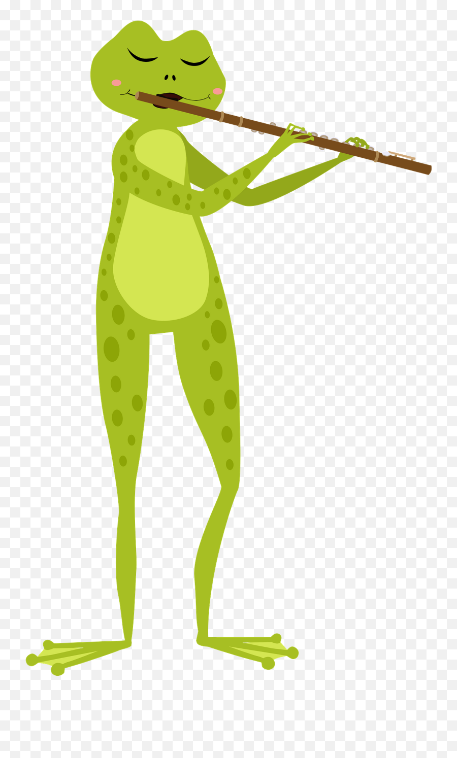 Toad Playing Flute Clipart Free Download Transparent Png - Play Flute Clipart Png,Flute Transparent