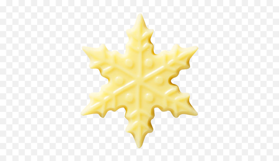 White Chocolate Snowflake 6cm Mona Lisa - Nanoleaf Designs 12 Panels Png,Gold Snowflakes Png