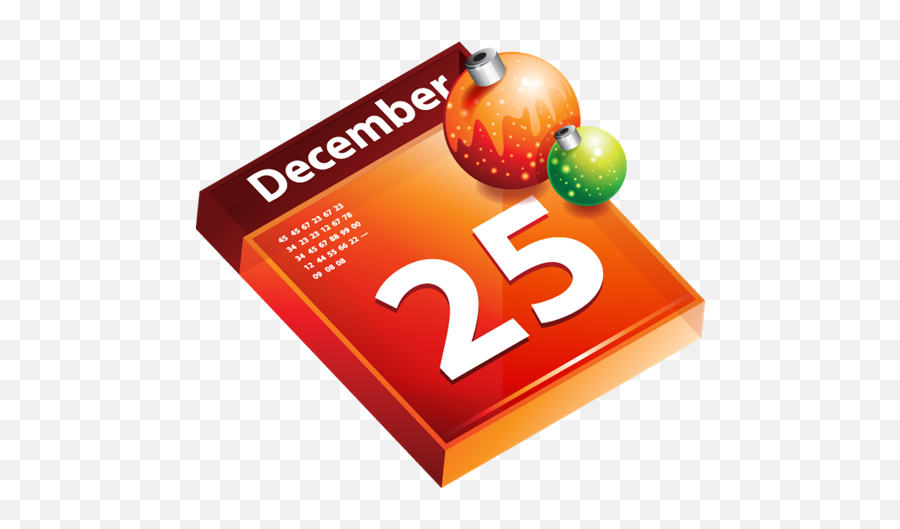 December Calendar Christmas Icon - Christmas Calendar Png,December Png