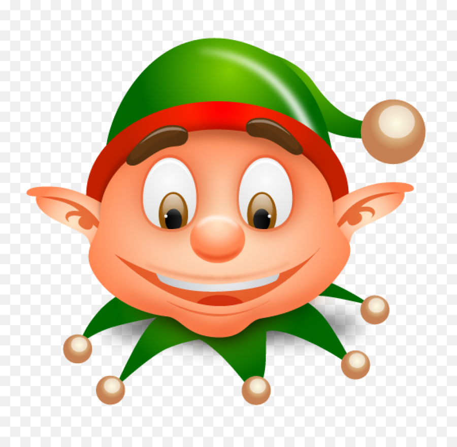 Free Elf - Christmas Elf Head Clipart,Elf On The Shelf Png