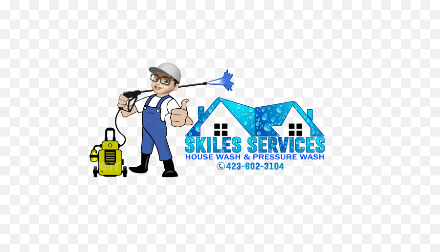 Create Pressure Washing Cleaning And - Tradesman Png,Pressure Washing Logo Ideas