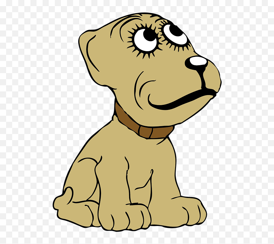 Dog Cute Sitting - Transparent Background Cartoon Dog Png,Dog Sitting Png