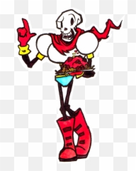 Papyrus Png Undertale Clipart Download - Papyrus Png,Undertale Papyrus Png