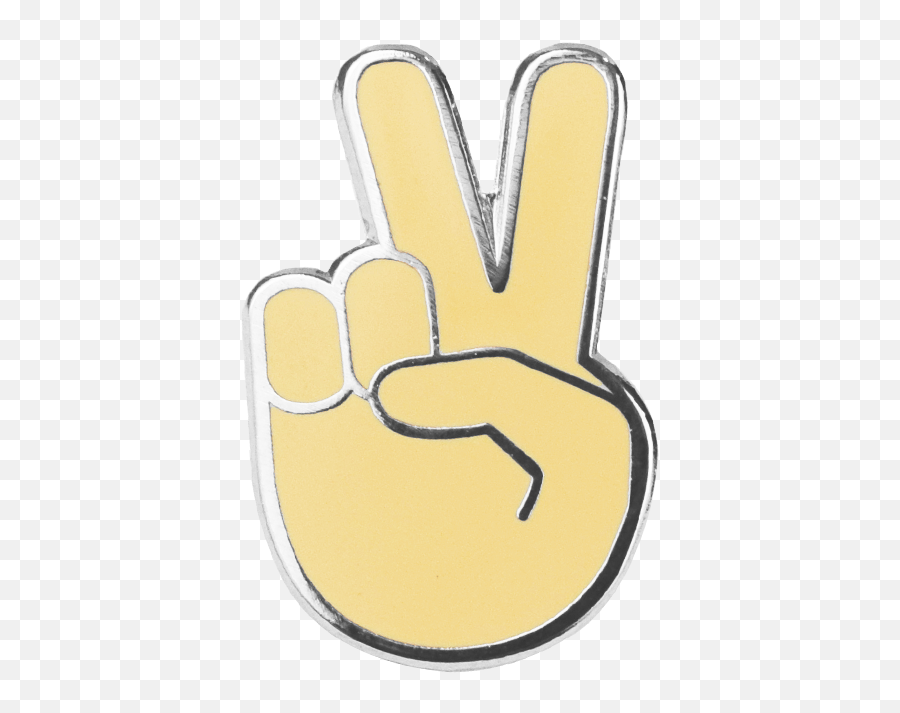 Download Peace Emoji Pin - Sign Language Png,Peace Emoji Png