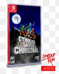 Switch Limited Run 88 Cthulhu Saves Christmas - Cover Png,Cthulhu Transparent