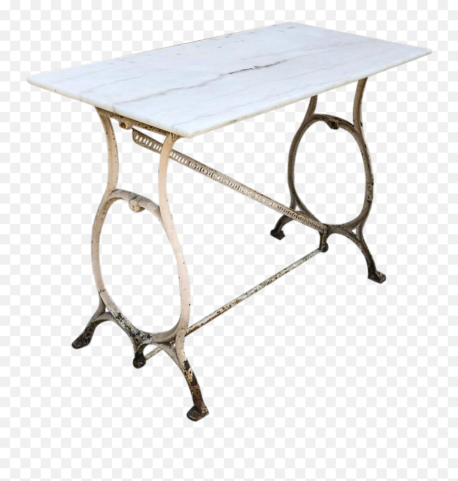 19th Century French Iron Cafe Table - Solid Png,Cafe Table Png
