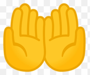 Palms Up Together Emoji Clipart - Transparent Palms Up Png,Cupped Hands Png