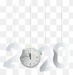 2020 Clock Wall Pendulum For Happy Year - 2020 Happy New Year Clock Png,Pendulum Png