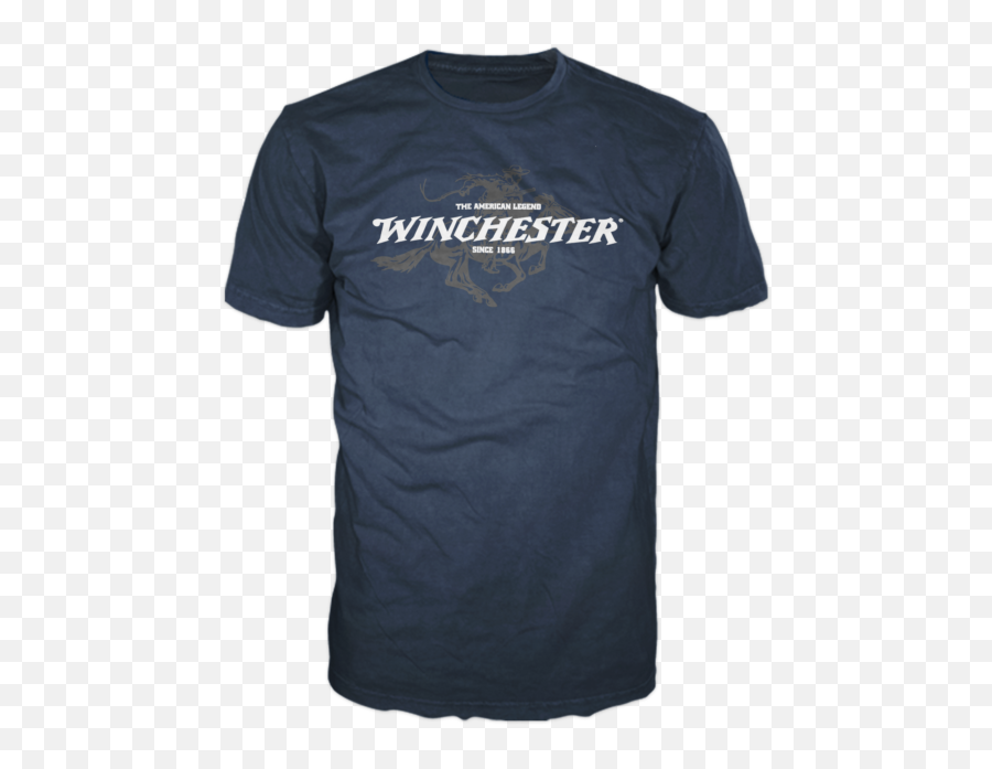 Winchester Official Menu0027s Legend Rider Graphic Short Sleeve T - Shirt Vixx Voodoo Doll Png,Bowser Logo