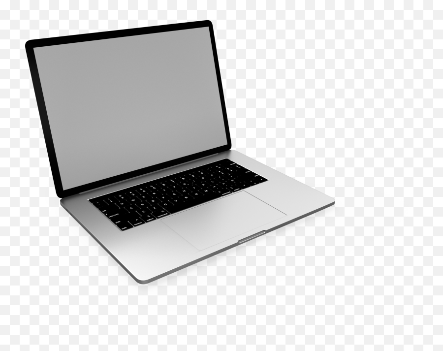 Mac Book Pro Realistic 3d Model Hd - Png Computer 3d Model,Mac Png