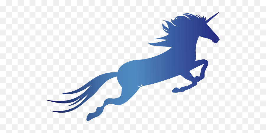 Leaping Unicorn Logo Templates - Blue Horse Logo Png,Horse Logos