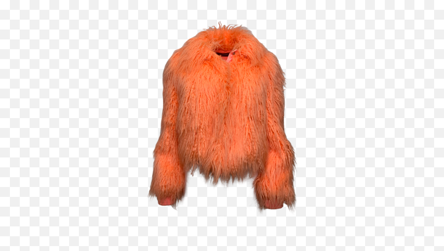 Rent Sies Marjan Neon Orange Faux Fur - Hide Png,Eileen Fisher Icon Coat