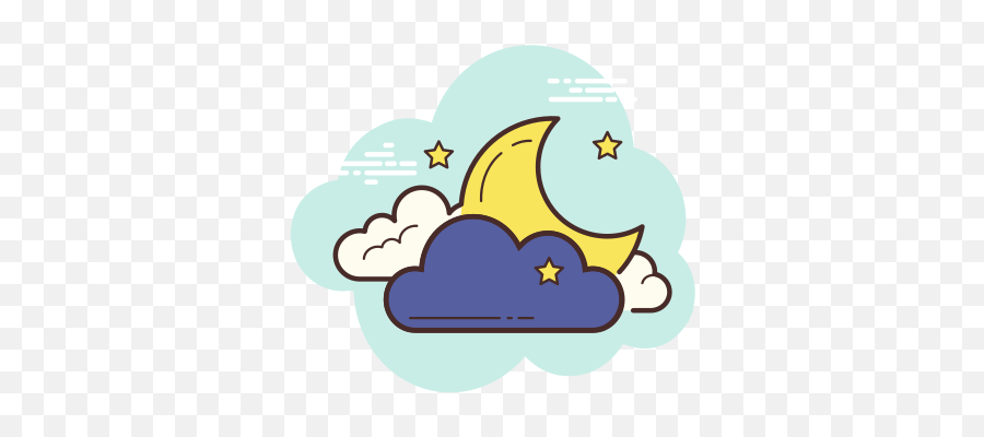 Night Icon U2013 Free Download Png And Vector - Night Wind Icon,Partly Cloudy Icon