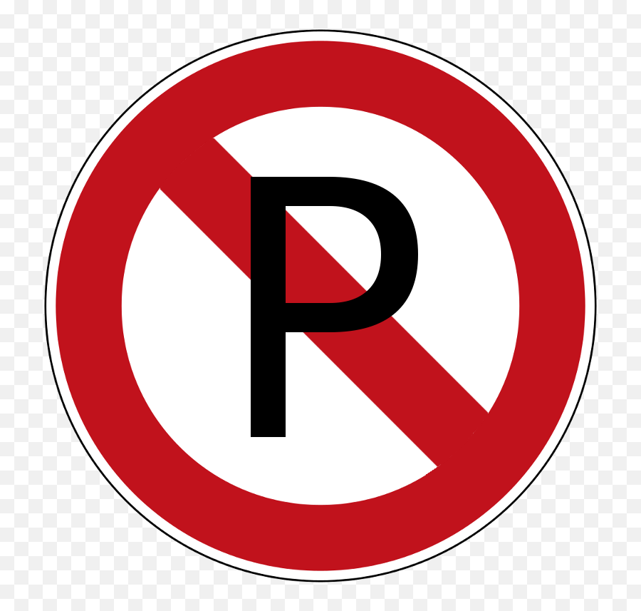 Parking Disallowed - Parking Icon Set Full Size Png Señal De No Celulares,Icon Set Png