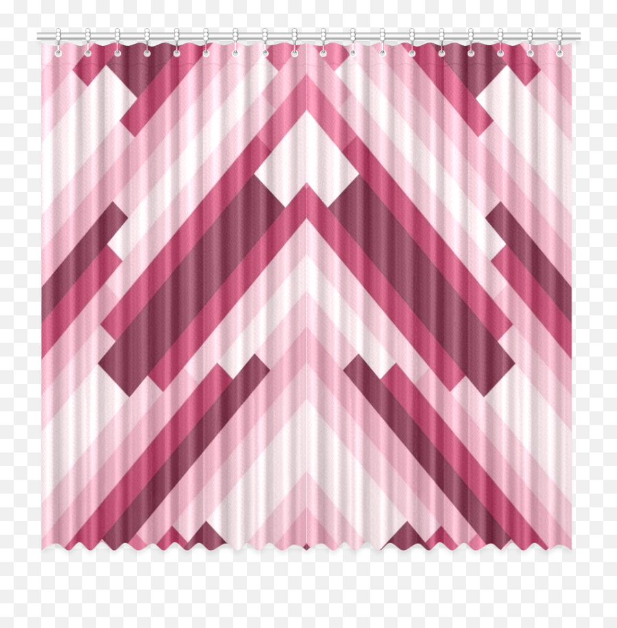 Shades Of Pink Diagonal Stripes Window Curtain 50x96two Piece Id D303629 - Patchwork Png,Diagonal Stripes Png