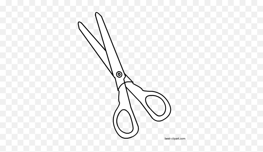 Download Black And White Scissors Free Clip Art - Black And Clipart Black And White Scissors Png,White Scissors Icon