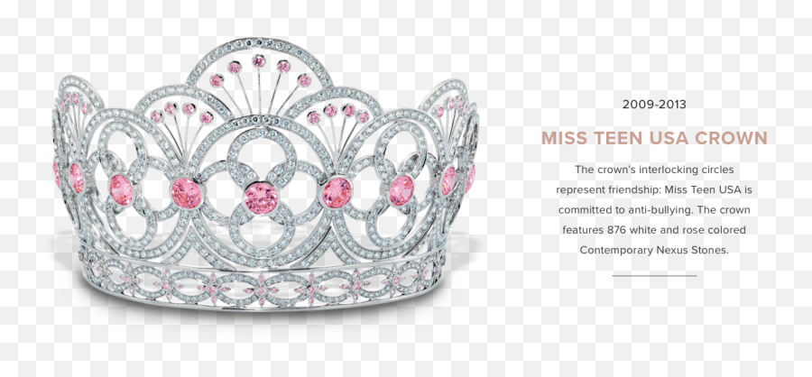 Pink Tiara Png - Miss Teen Usa Crown,Queen Crown Png