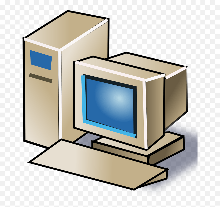Computer Set - Personal Computer Clipart Full Size Clipart Desktop Crt Computer Logo Png,Computer Icon Set