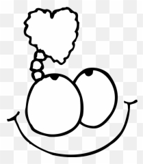 Eyes Black And White Clipart - Valentine png