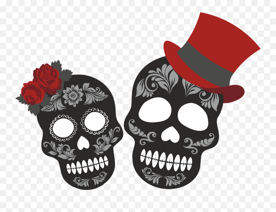 Mexico Skull Death The Tradition - Valentines Day Skull Png,Mexican Skull Png