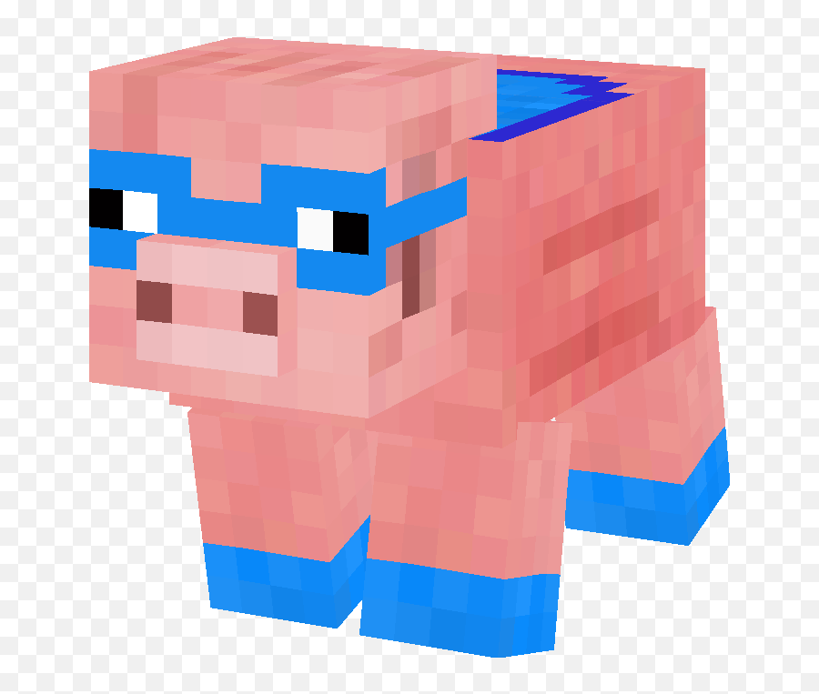 Minecraft Clipart Piggy - Minecraft Skin Super Pig Minecraft Skin For Pig Png,Minecraft Character Png