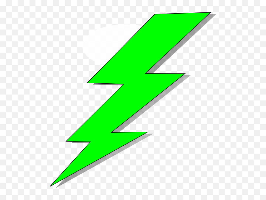Lightning Clipart Green Transparent Free - Green Lightning Bolt Clip Art Png,Lightning Gif Transparent Background