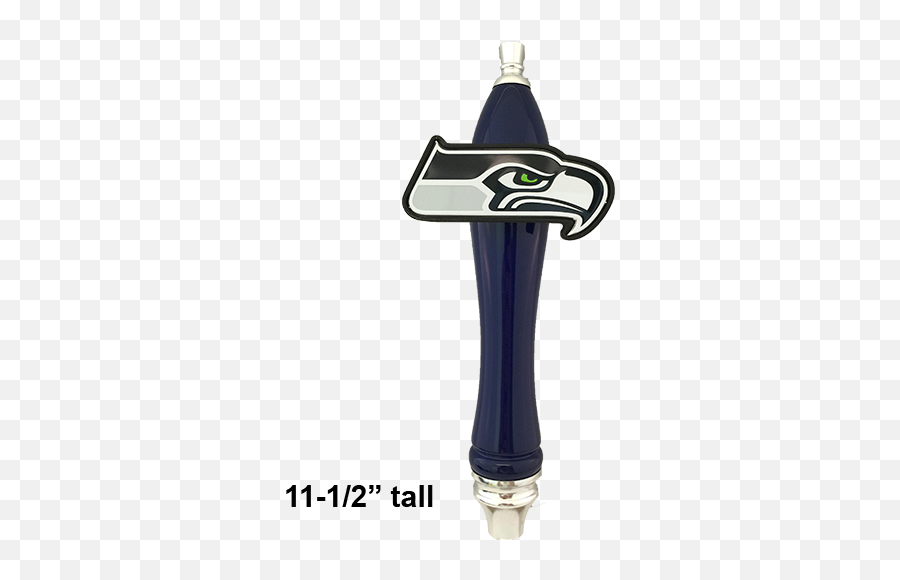 Seattle Seahawks Beer Tap Handle Blue - Weapon Png,Seahawks Logo Image
