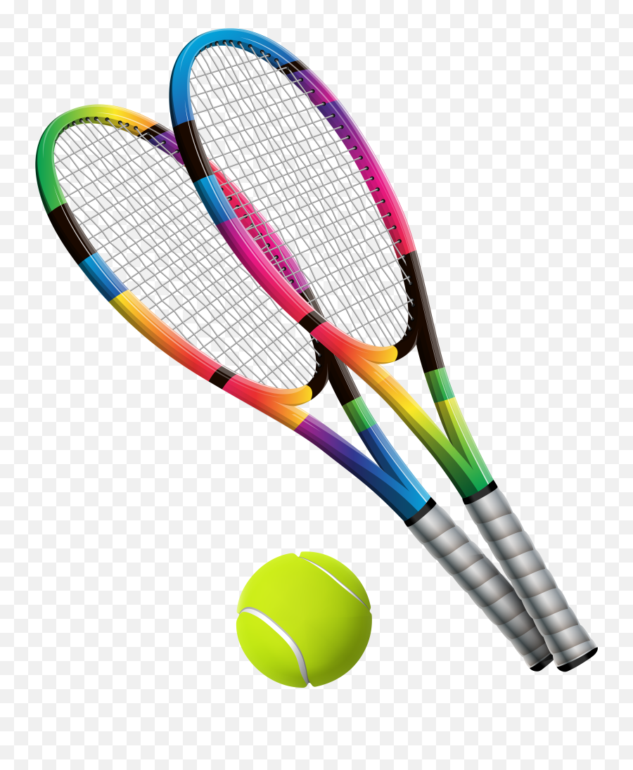 Clipart Of Equipment Sport And Mixed - Tennis Ball And Transparent Background Tennis Clipart Png,Tennis Ball Transparent