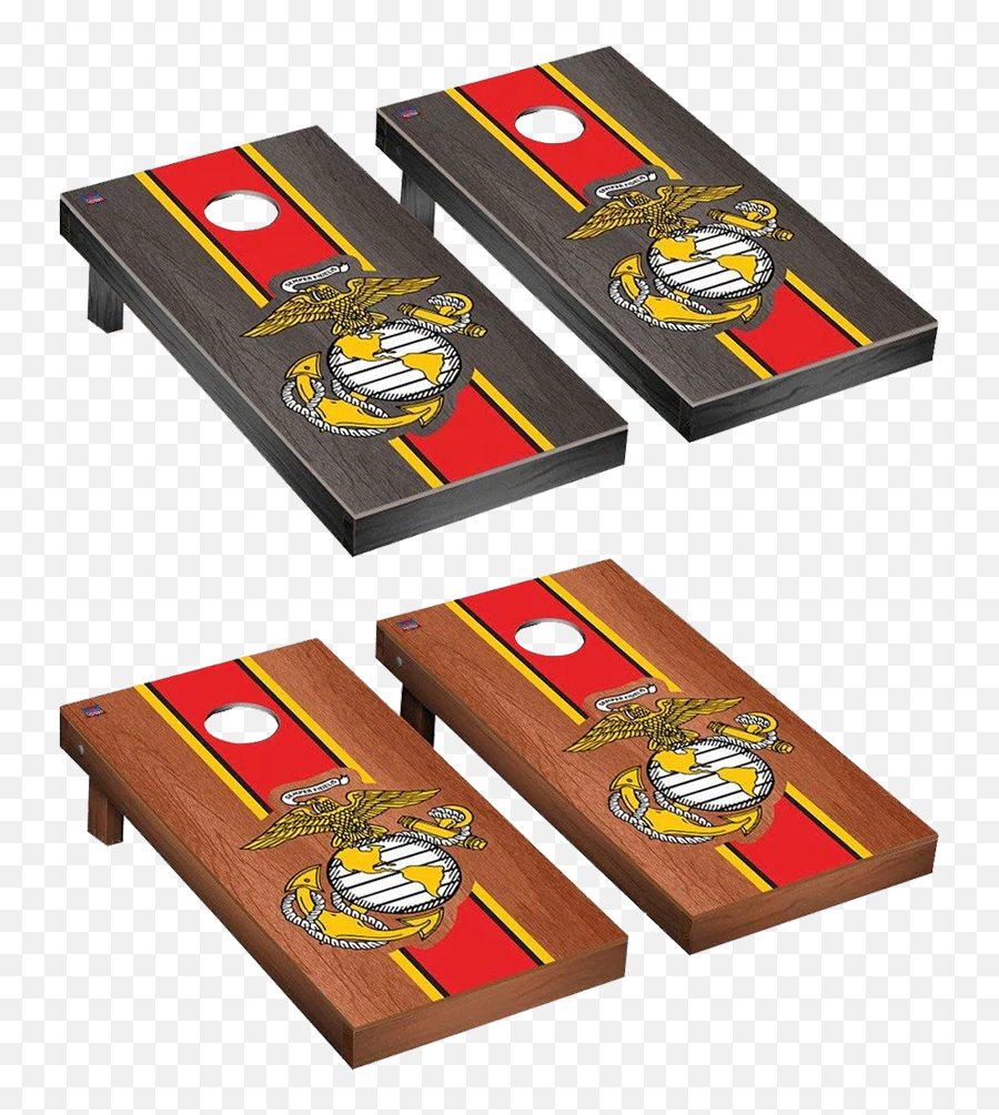 Usmc Ega Logo Cornhole Game Set In Onyx Png