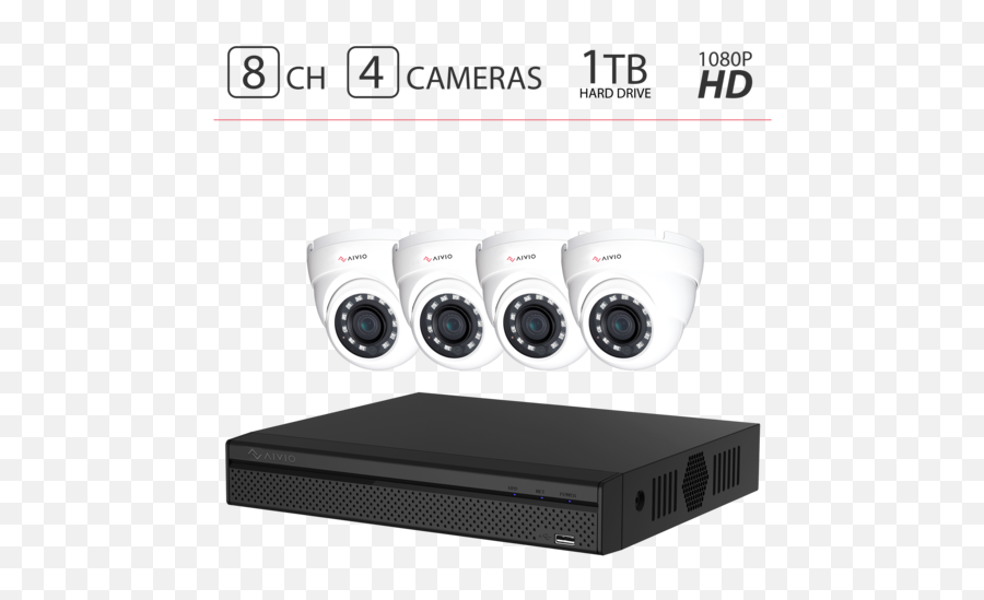 1080p 8ch 1tb Hdd Home Security Camera - Hikvision 1tb Camera System Png,Security Camera Png