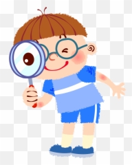 Magnifying Glass Illustration - Cartoon No Background png