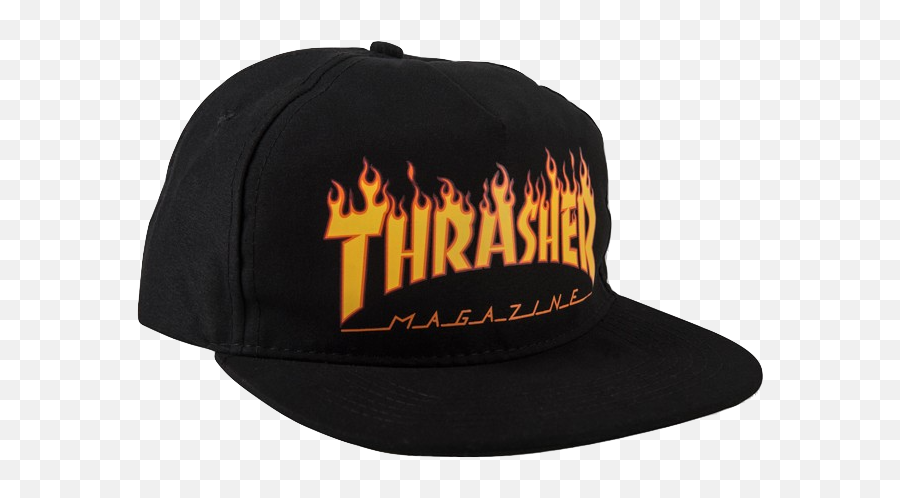 Download Hats Thrasher Flame Logo - Thrasher Hat With Transparent Background Png,Thrasher Logo Png