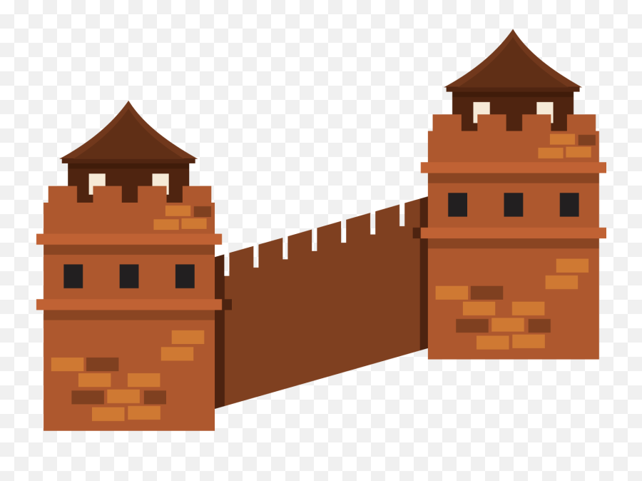 Great Wall Of China Illustration - Great Wall Of China Vector Png,Great Wall Of China Png