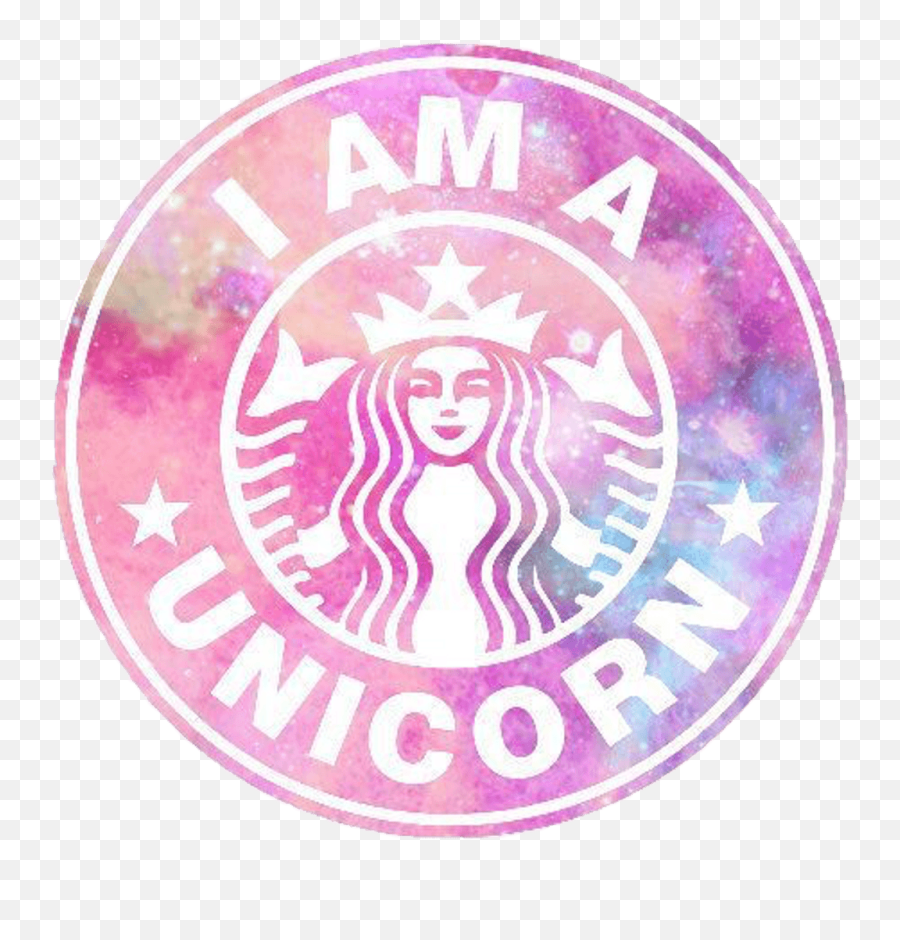 Galaxy Starbucks Logo - Starbucks Unicorn Png,Starbucks Logo Png