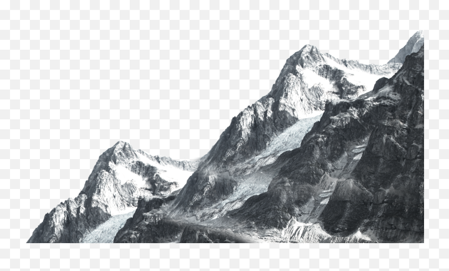 Posters Decorative Mountains In The - Mountain Background Black And White Png,Mountain Transparent
