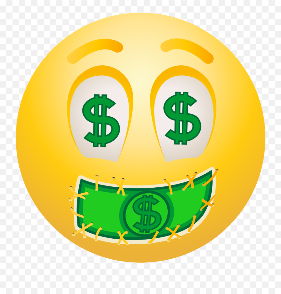 Faces Clipart Emojis Transparent Free For - Dollar Face Emoji Png,Emoji Faces Png