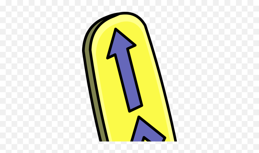 Yellow Arrow Wakeboard - Club Penguin Wakeboard Png,Yellow Arrow Png