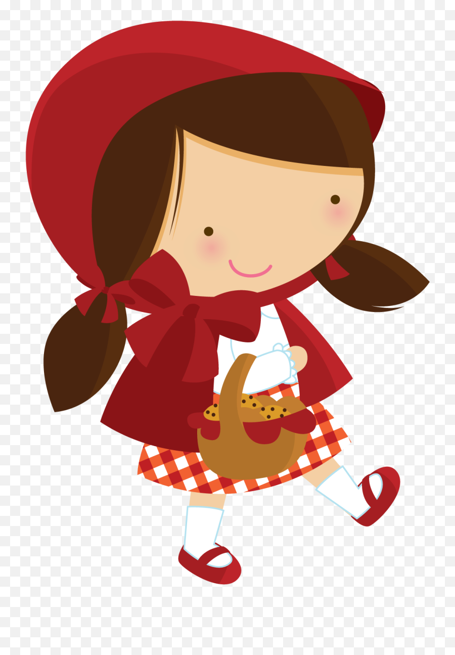 Little Red Riding Hood Png - Chapeuzinho Vermelho Minus Chapeuzinho Vermelho Para Imprimir,Red Hood Png