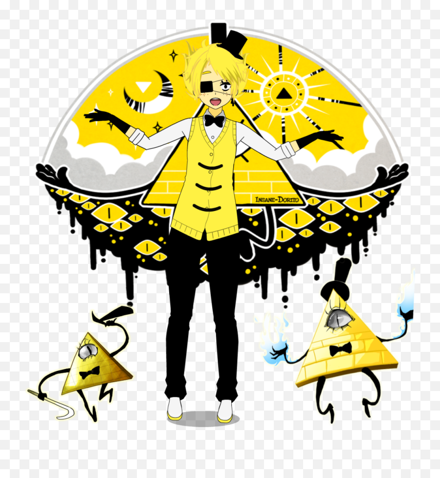 Bill Cipher Anime - Gravity Falls Bill Cipher Png,Dorito Png