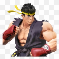 Amiibo Super Smash Bros Ryu Transparent - Ultimate Colors png
