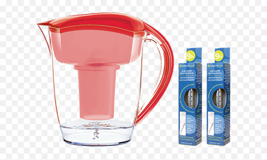 Santevia Water Pitcher Red - Filtration Png,Water Pitcher Png